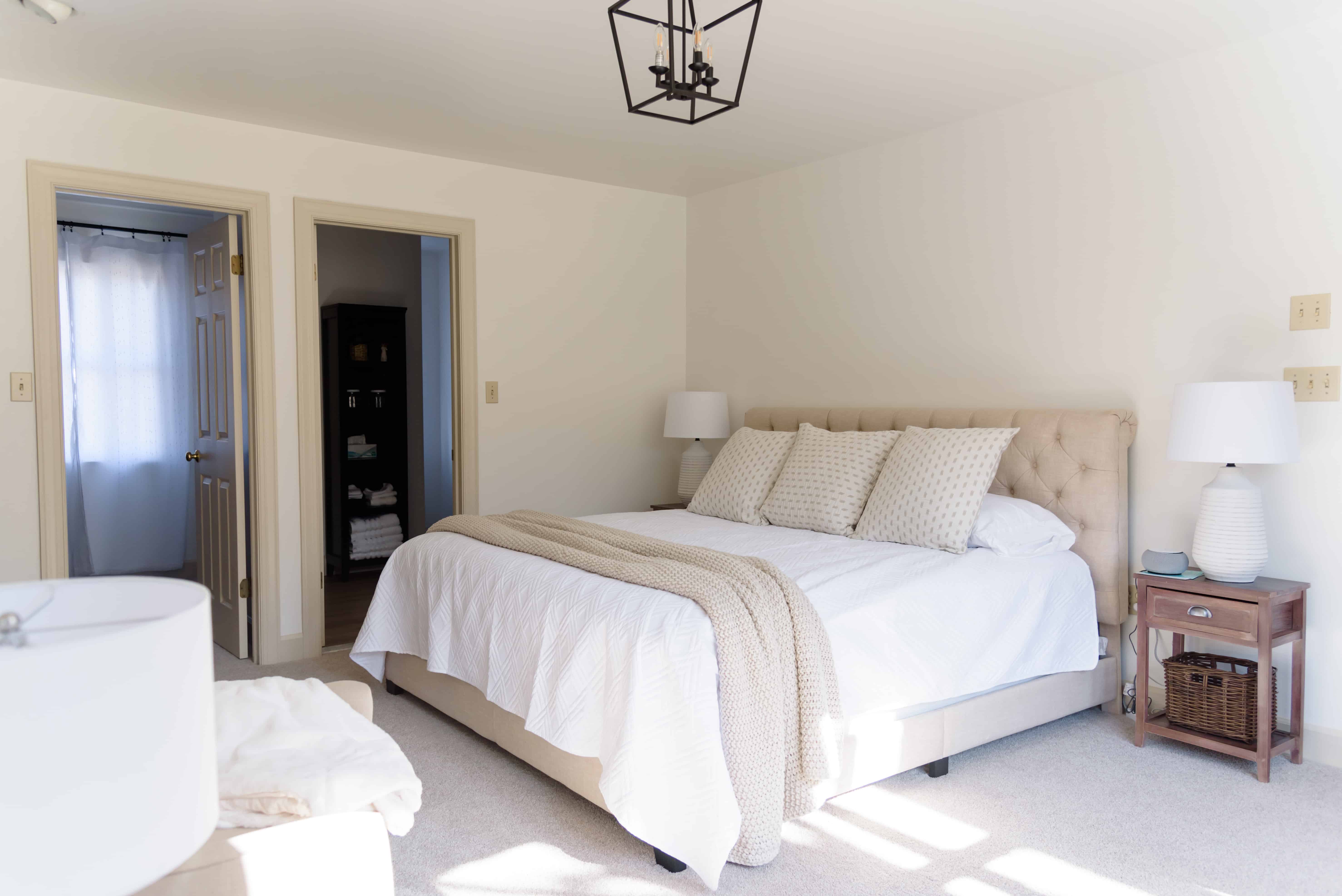 Tasteful bedroom in an Oasis-managed vacation rental